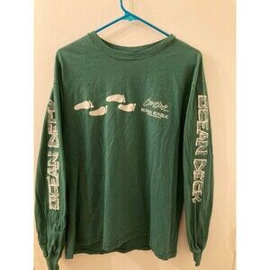 VINTAGE REGGAE DECK MYRTLE BEACH, SC LONG SLEEVE T-SHIRT SIZE LARGE HANES